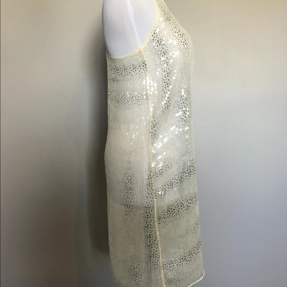 Vintage sheer mesh sequin dress overlay - Picture 9 of 10